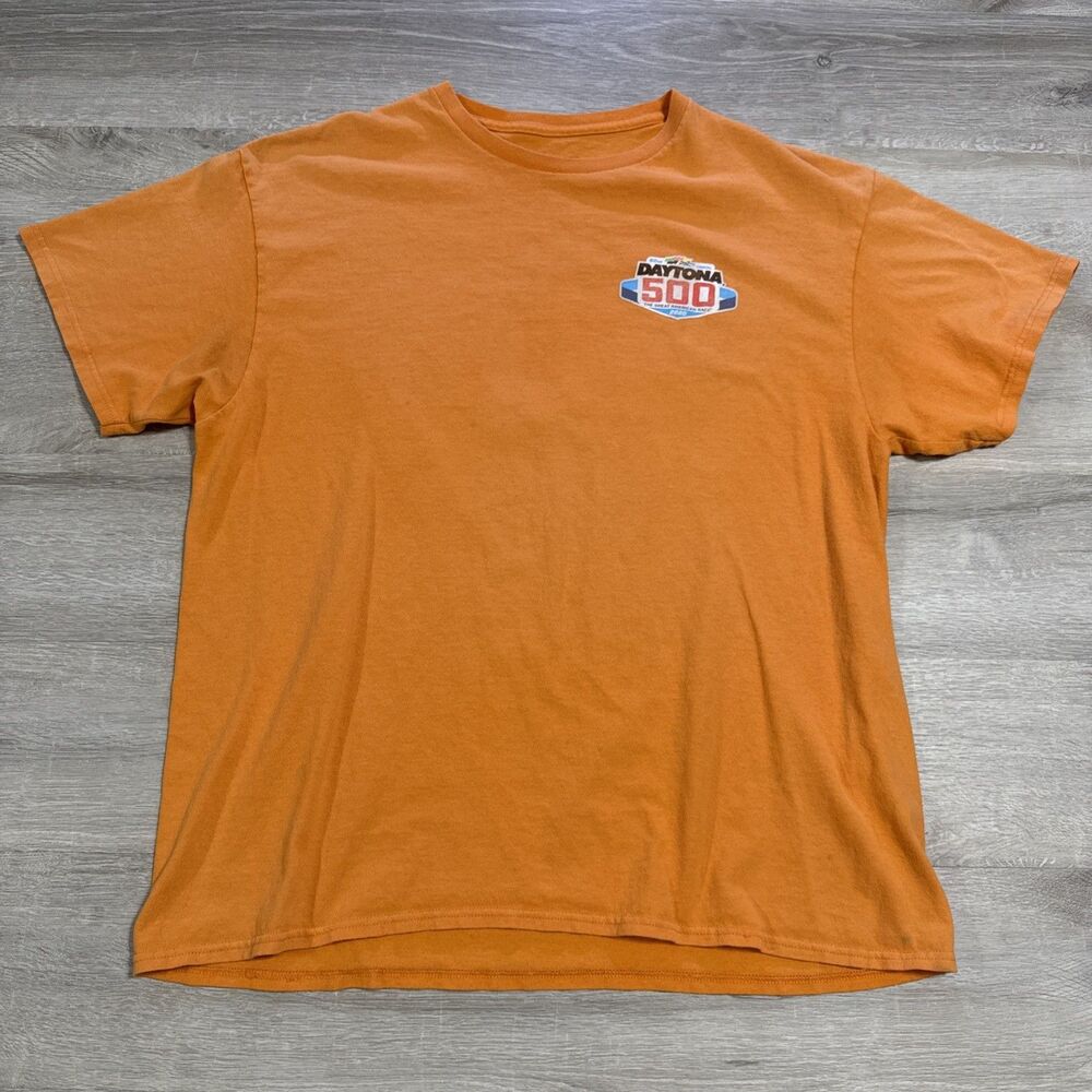 Daytona 500 Shirt Men’s XL Orange 2020 NASCAR 62nd Annual Racing